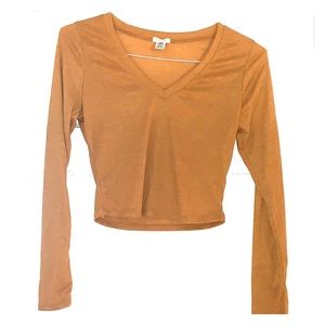 Long sleeve yellow top